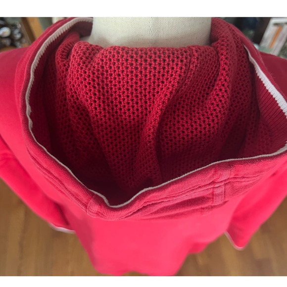 Lauren Jeans Co x Ralph Lauren Hooded Jacket, Zip/Snap Closure, Red/White size L - Picture 6 of 12
